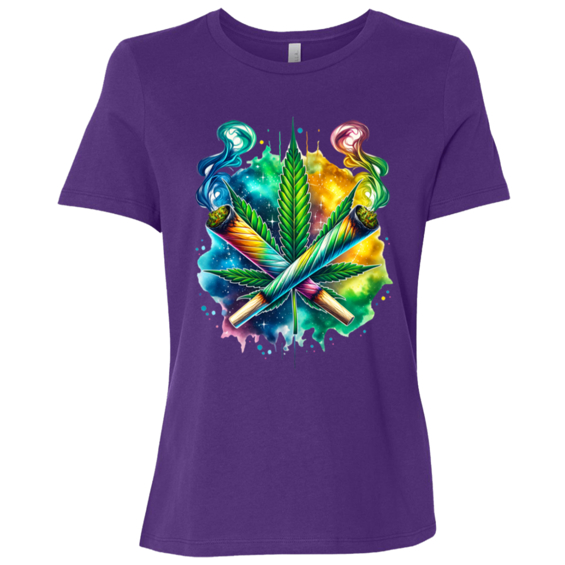 Colorful Bud Women's Relaxed Jersey Short-Sleeve T-Shirt