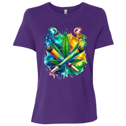 Colorful Bud Women's Relaxed Jersey Short-Sleeve T-Shirt