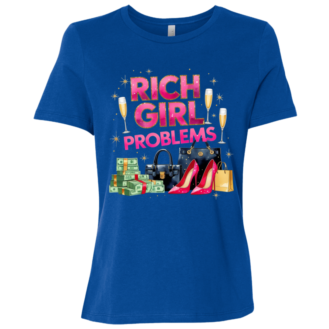 Rich Girl Problems Women's Relaxed Jersey T-Shirt