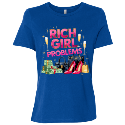 Rich Girl Problems Women's Relaxed Jersey T-Shirt