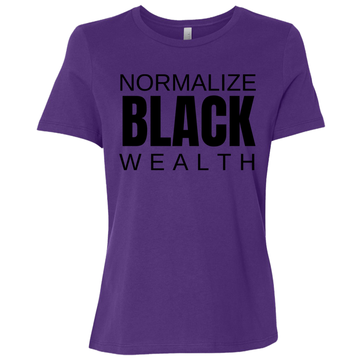 Normalize Black Wealth Tee