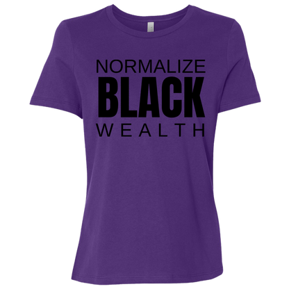 Normalize Black Wealth Tee