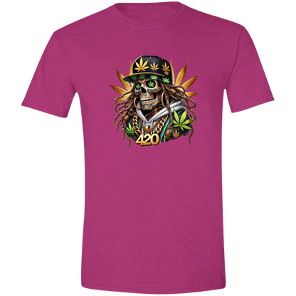 Cannabis Skeleton Men's Softstyle Tshirt