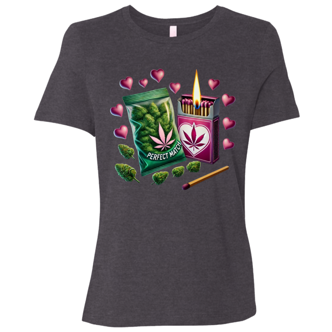 A Perfect Match Ladies Relaxed Jersey Short-Sleeve T-Shirt