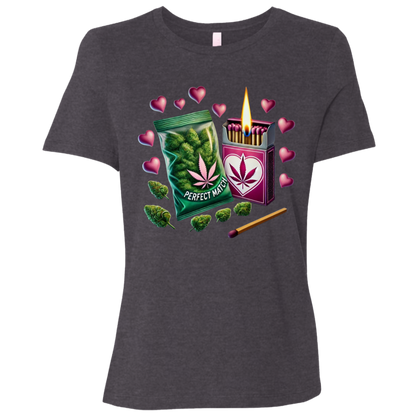 A Perfect Match Ladies Relaxed Jersey Short-Sleeve T-Shirt