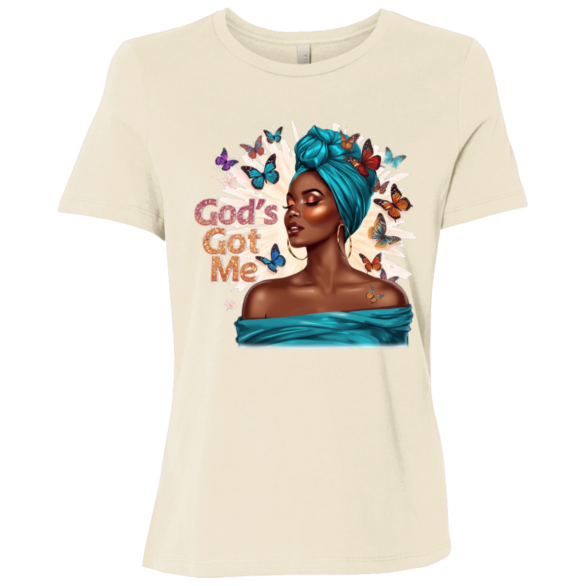 God's Got Me Ladies Relaxed Jersey Short-Sleeve T-Shirt