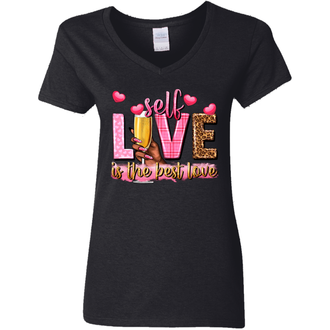 Self Love Is the Best Love | Women's V-Neck Tee