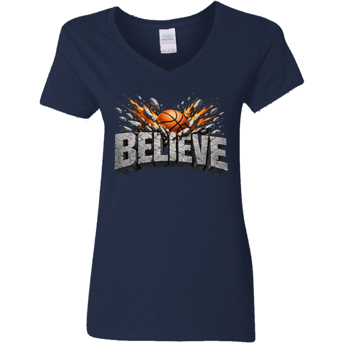 Believe V-Neck T-Shirt