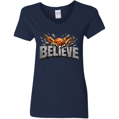 Believe V-Neck T-Shirt