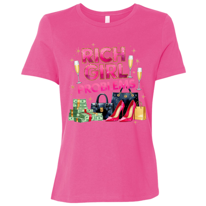 Rich Girl Problems Women's Relaxed Jersey T-Shirt
