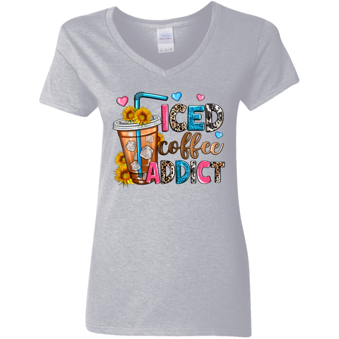 Gildan Ladies' 5.3 oz. V-Neck T-Shirt