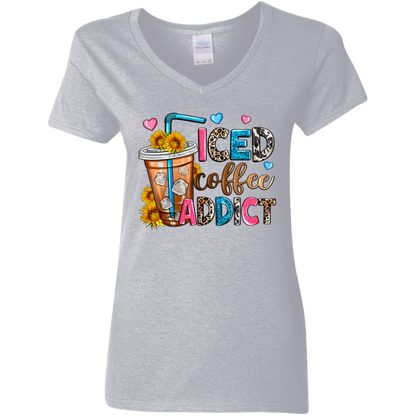 Gildan Ladies' 5.3 oz. V-Neck T-Shirt
