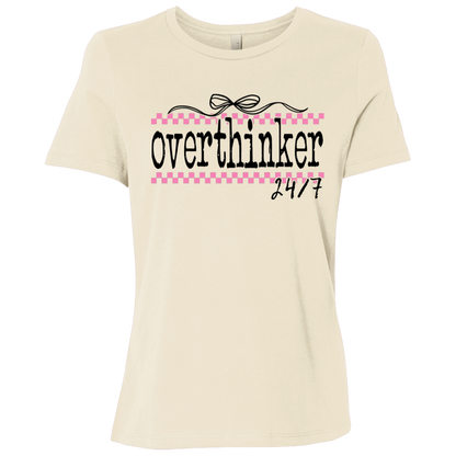 Overthinker 24/7 | Women's Relaxed Fit Tee