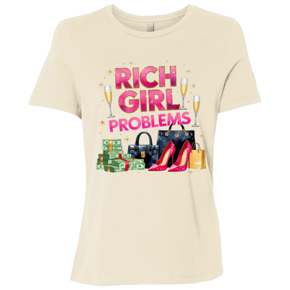 Rich Girl Problems Women's Relaxed Jersey T-Shirt