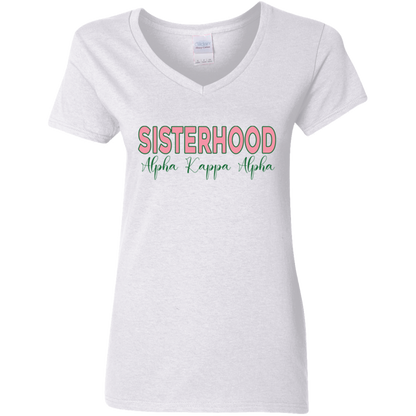Sisterhood Ladies' 5.3 oz. V-Neck T-Shirt