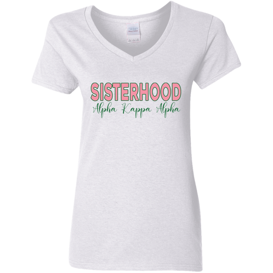 Sisterhood Ladies' 5.3 oz. V-Neck T-Shirt