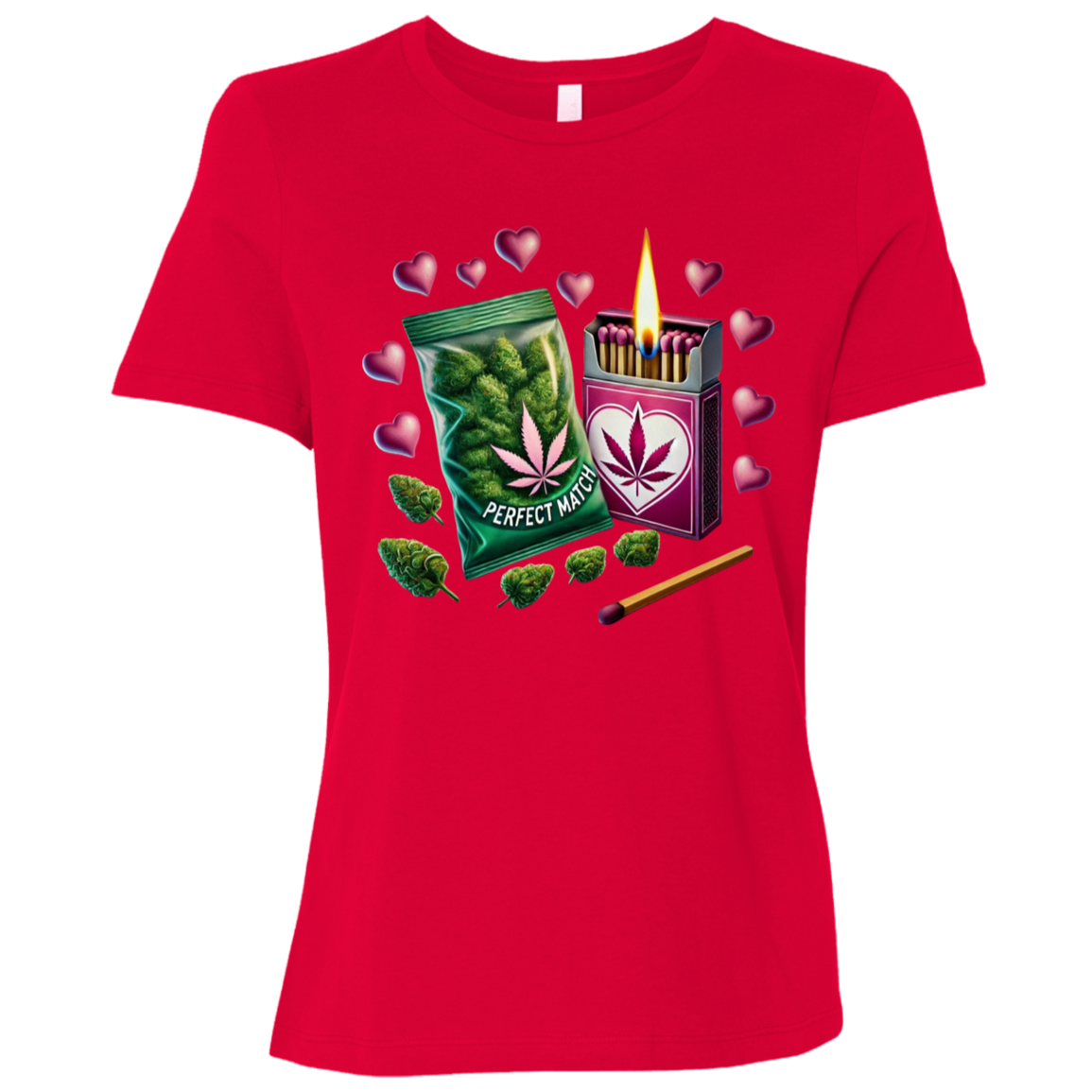 A Perfect Match Ladies Relaxed Jersey Short-Sleeve T-Shirt