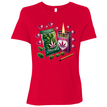 A Perfect Match Ladies Relaxed Jersey Short-Sleeve T-Shirt