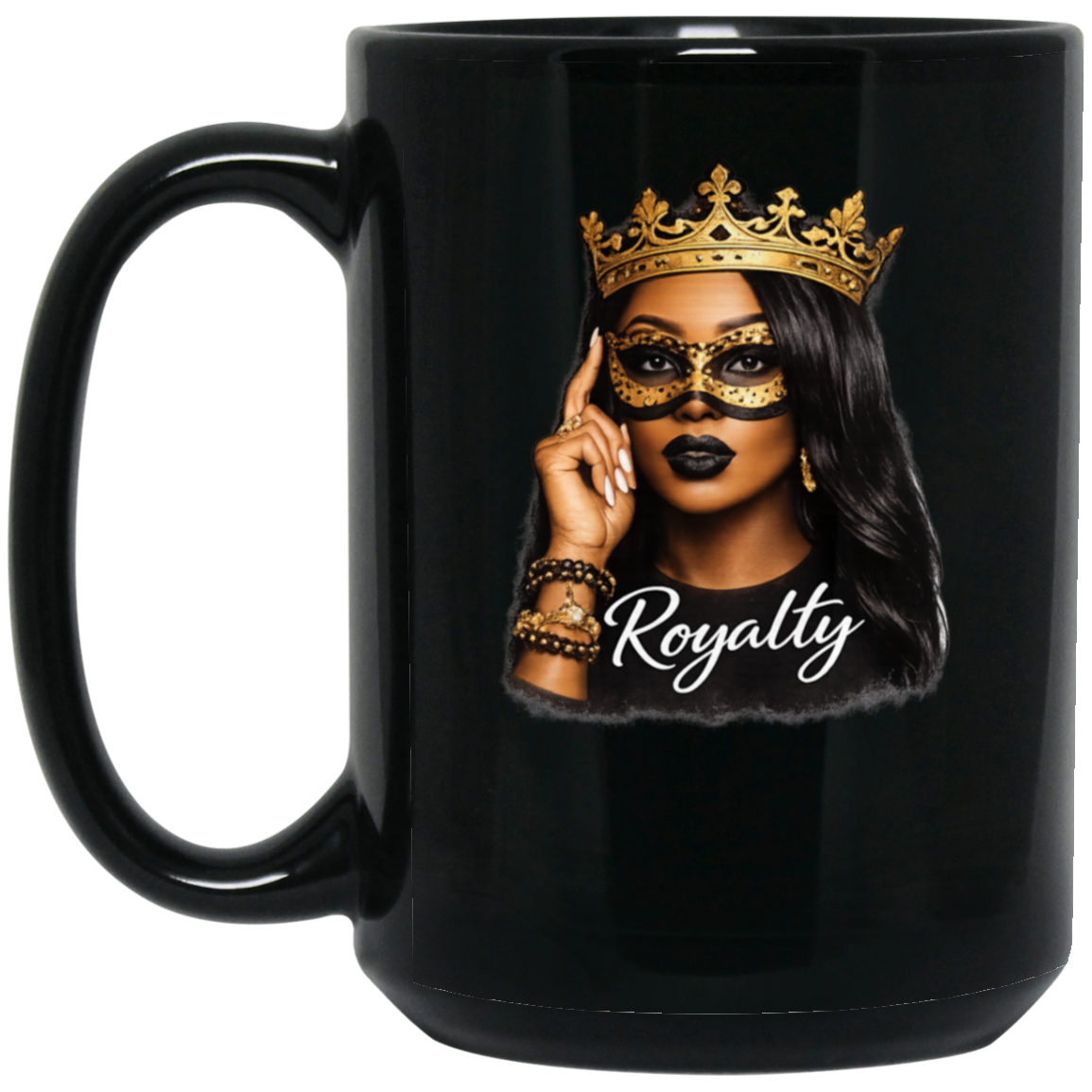 Royalty 15oz Black Mug