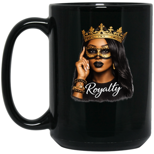 Royalty 15oz Black Mug