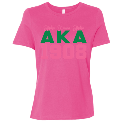 AKA 1908 Ladies' Relaxed Graphic Tee
