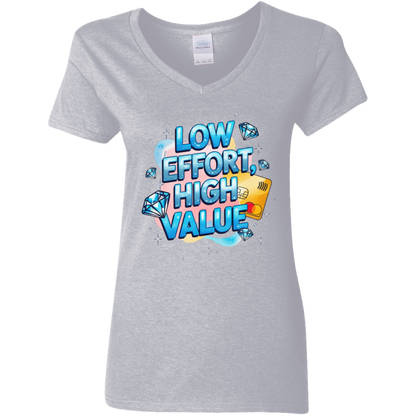 Gildan Ladies' 5.3 oz. V-Neck T-Shirt