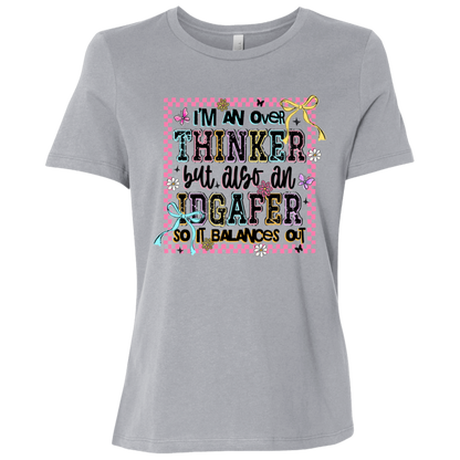 Overthinker & IDGAFER | Women's Relaxed Fit Tee