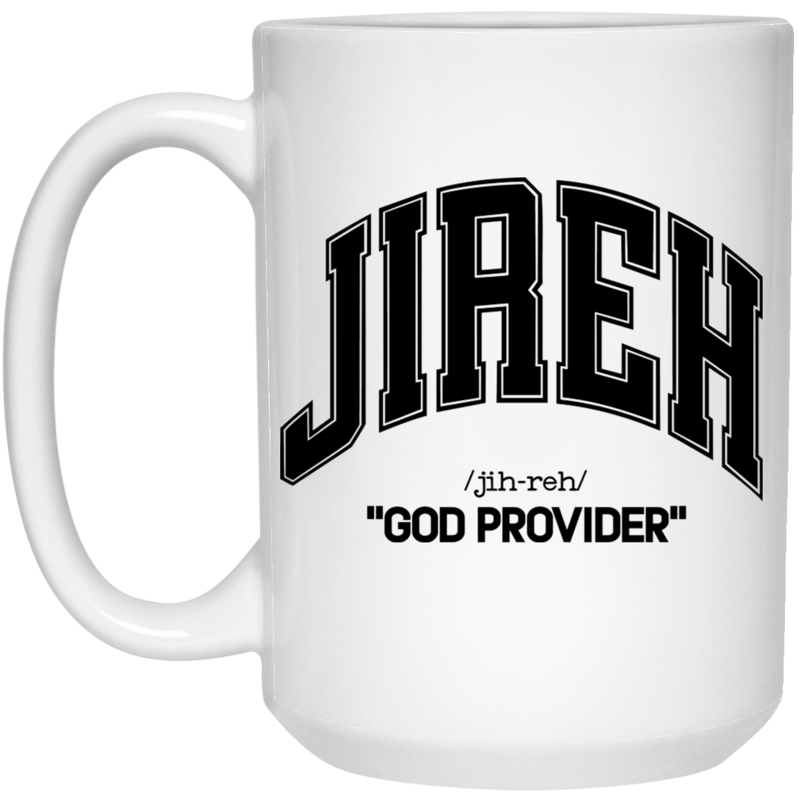 Jireh 15oz White Mug