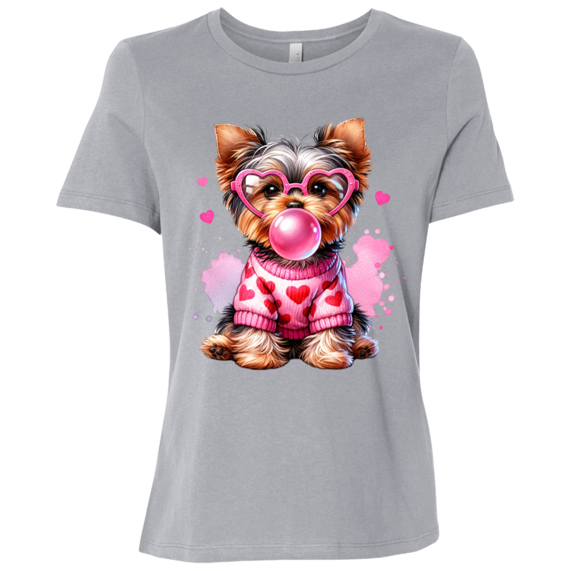 Yorkie Love | Women's Relaxed Fit Tee