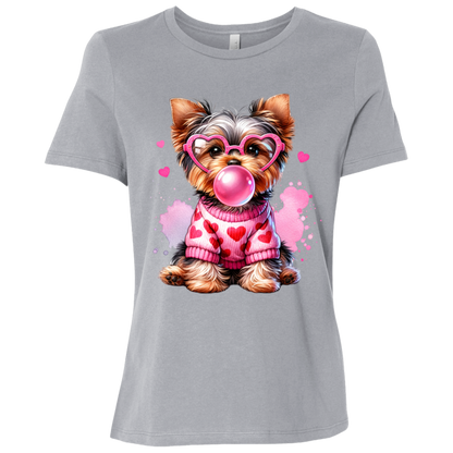 Yorkie Love | Women's Relaxed Fit Tee