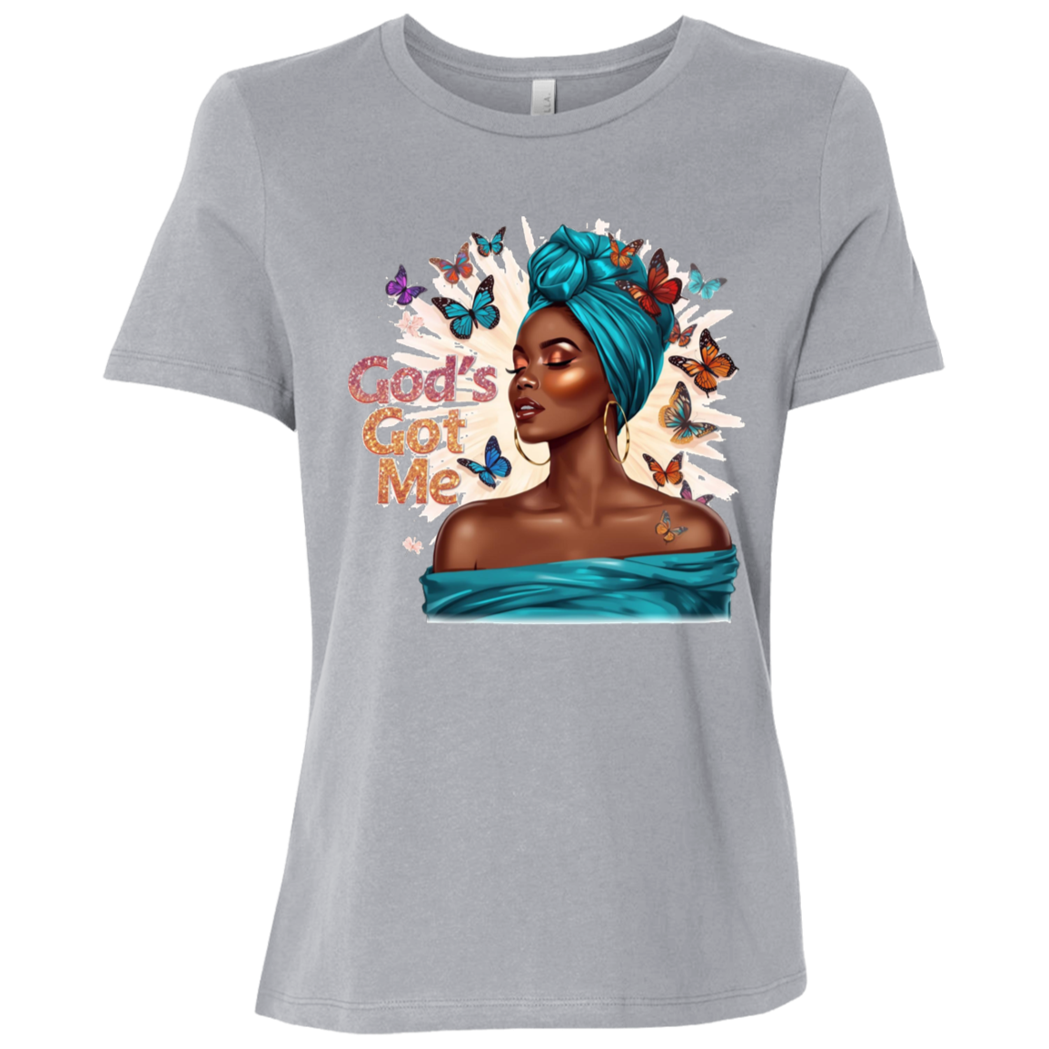 God's Got Me Ladies Relaxed Jersey Short-Sleeve T-Shirt