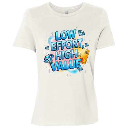Low Effort High Value Ladies Relaxed Jersey Tee