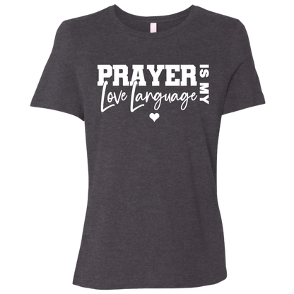Prayer Is My Love Language Relaxed Jersey T-Shirt