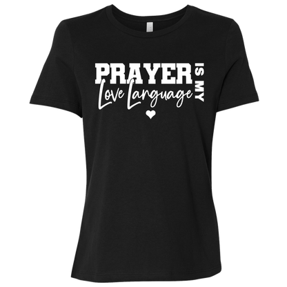 Prayer Is My Love Language Relaxed Jersey T-Shirt