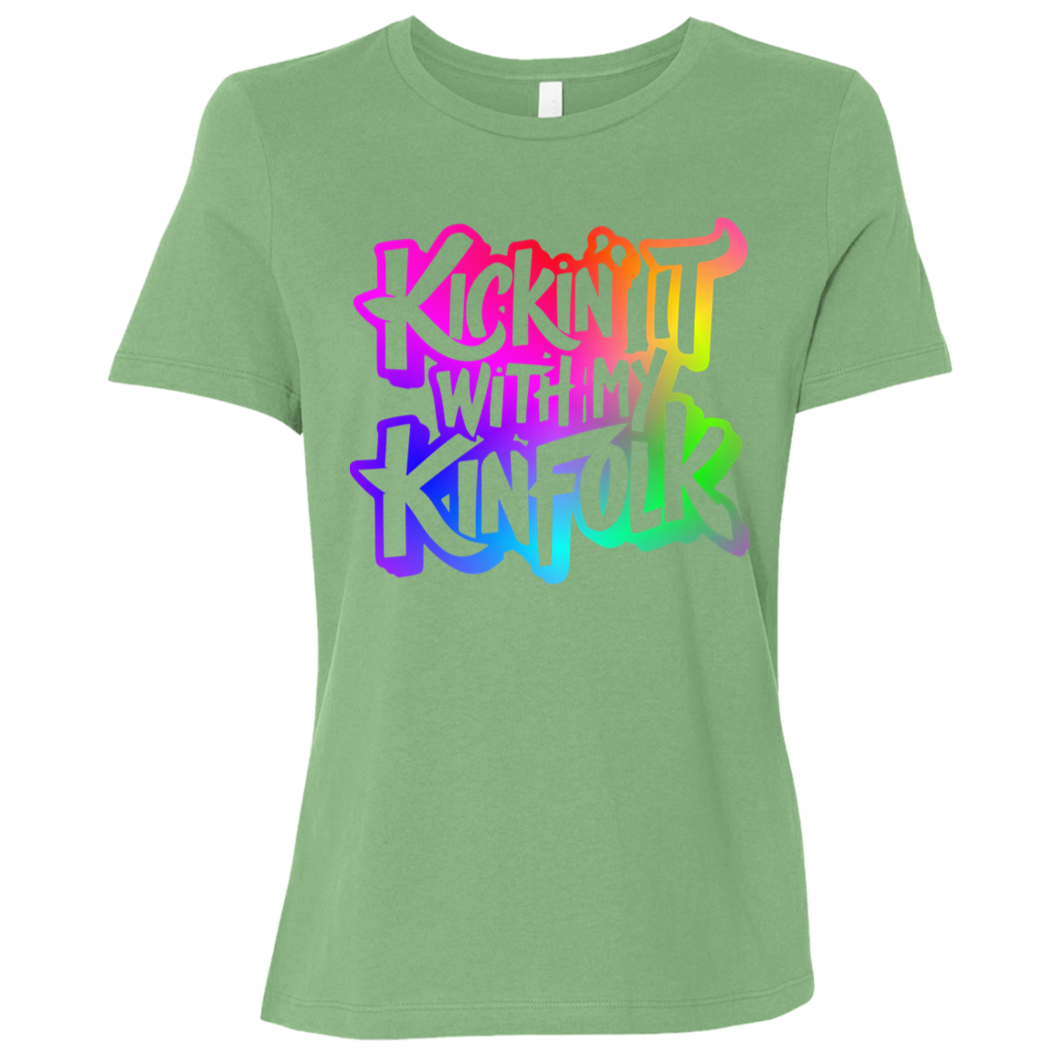 Kickin It With My Kinfolk | Women's Relaxed Fit Tee