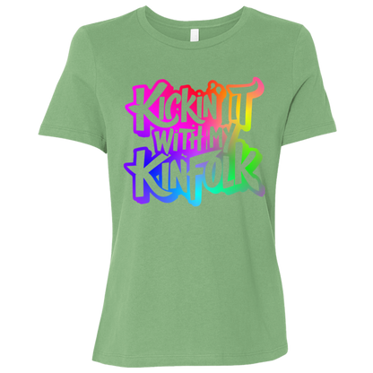 Kickin It With My Kinfolk | Women's Relaxed Fit Tee