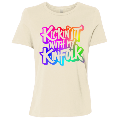 Kickin It With My Kinfolk | Women's Relaxed Fit Tee