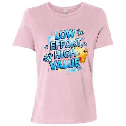 Low Effort High Value Ladies Relaxed Jersey Short-Sleeve T-Shirt