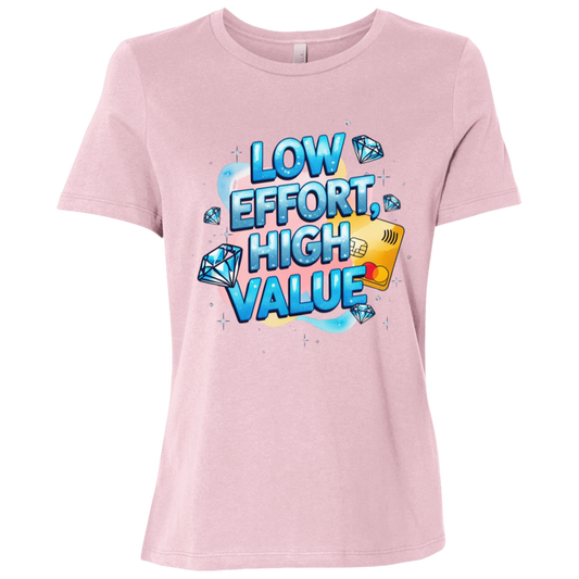 Low Effort High Value Ladies Relaxed Jersey Short-Sleeve T-Shirt