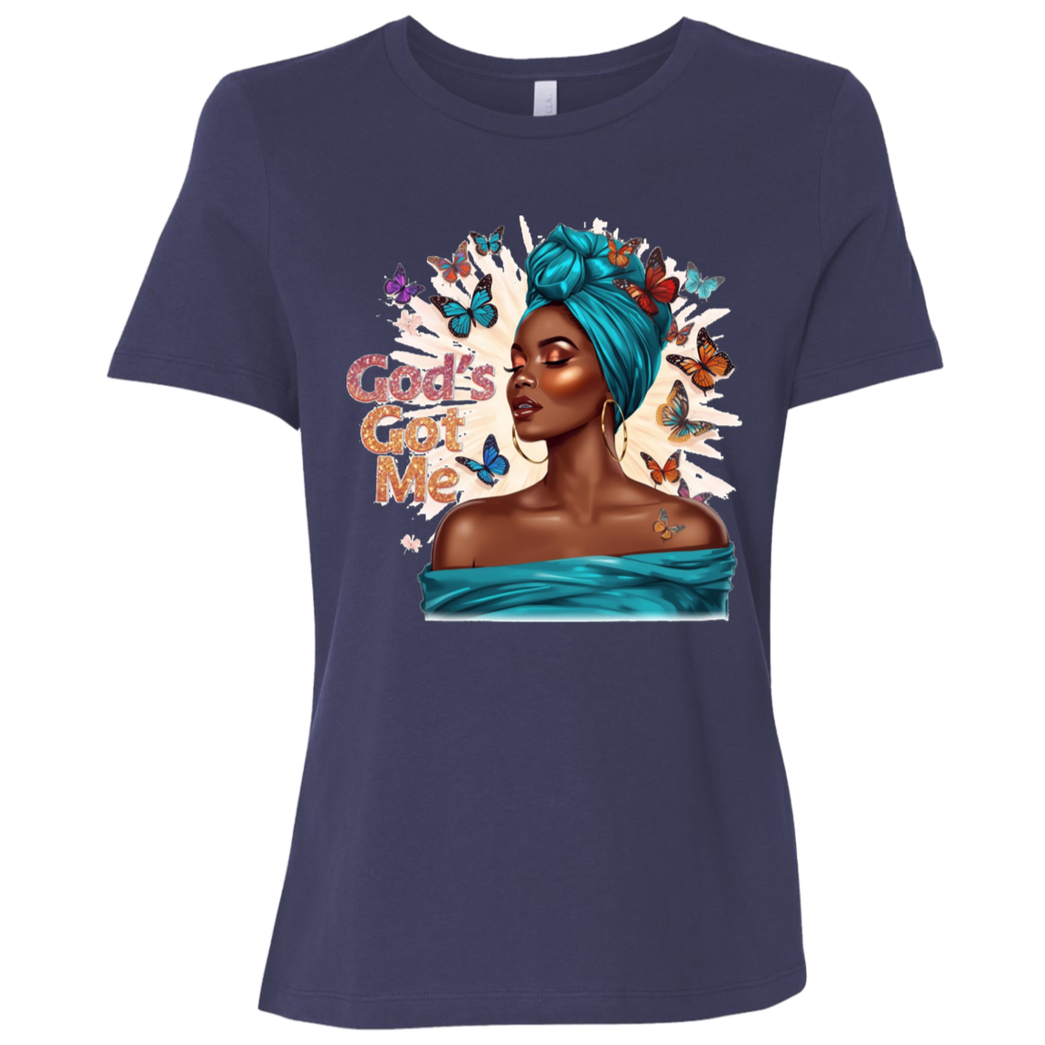 God's Got Me Ladies Relaxed Jersey Short-Sleeve T-Shirt
