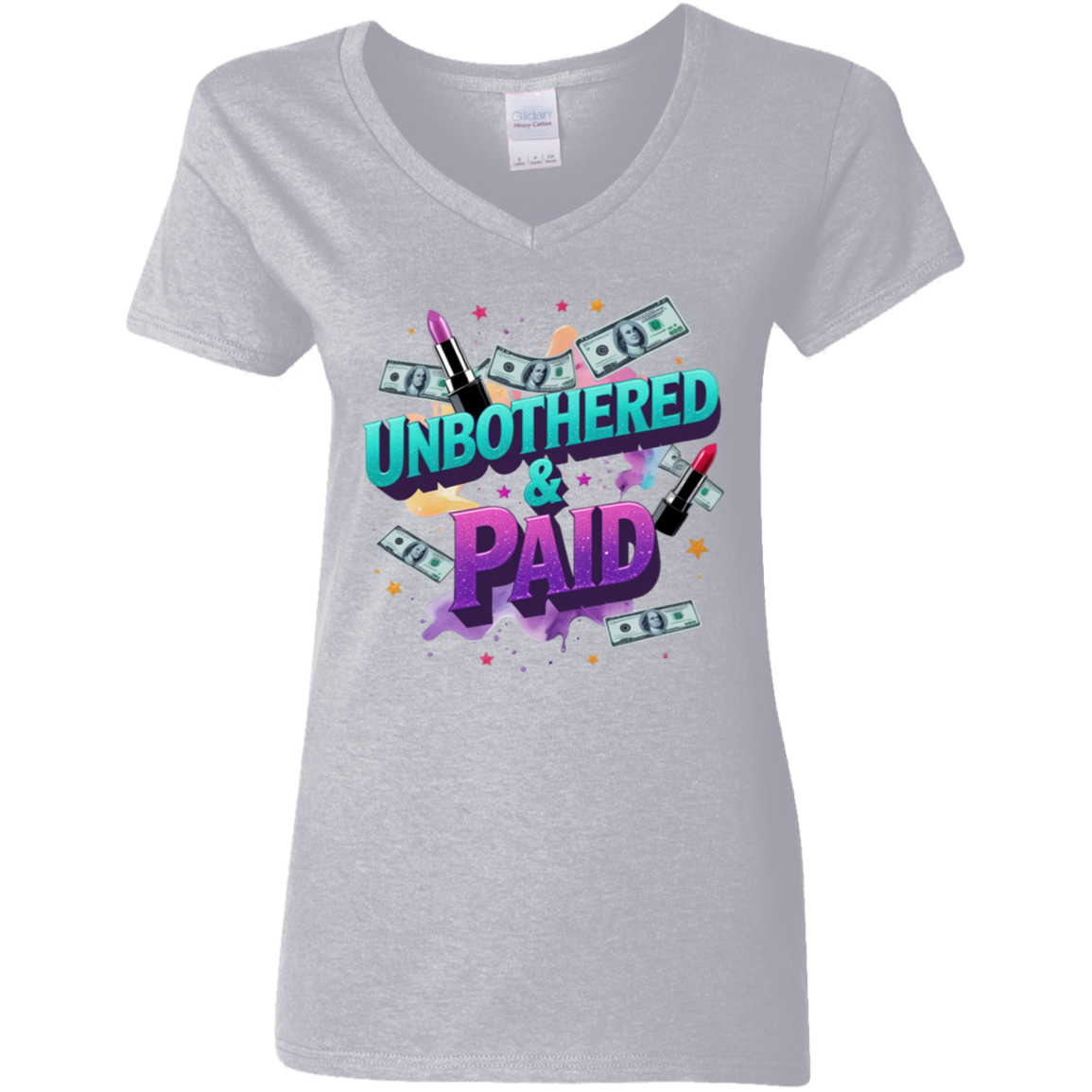 Gildan Ladies' 5.3 oz. V-Neck T-Shirt
