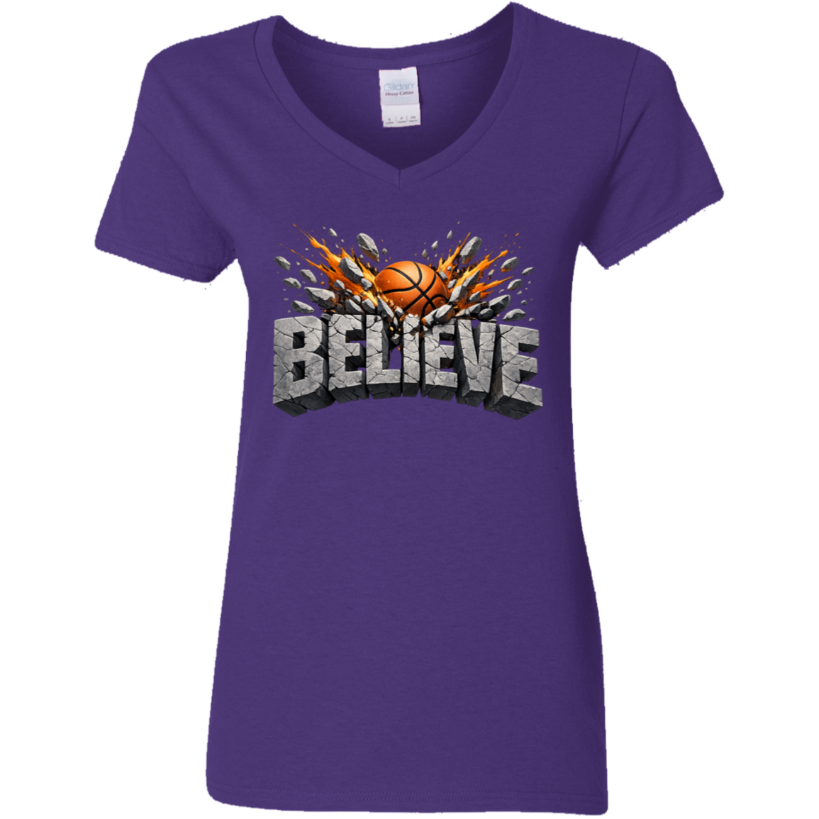 Believe V-Neck T-Shirt