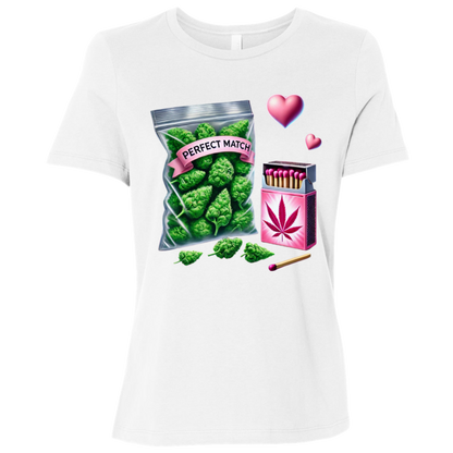 Perfect Match Ladies Relaxed Jersey Short-Sleeve T-Shirt