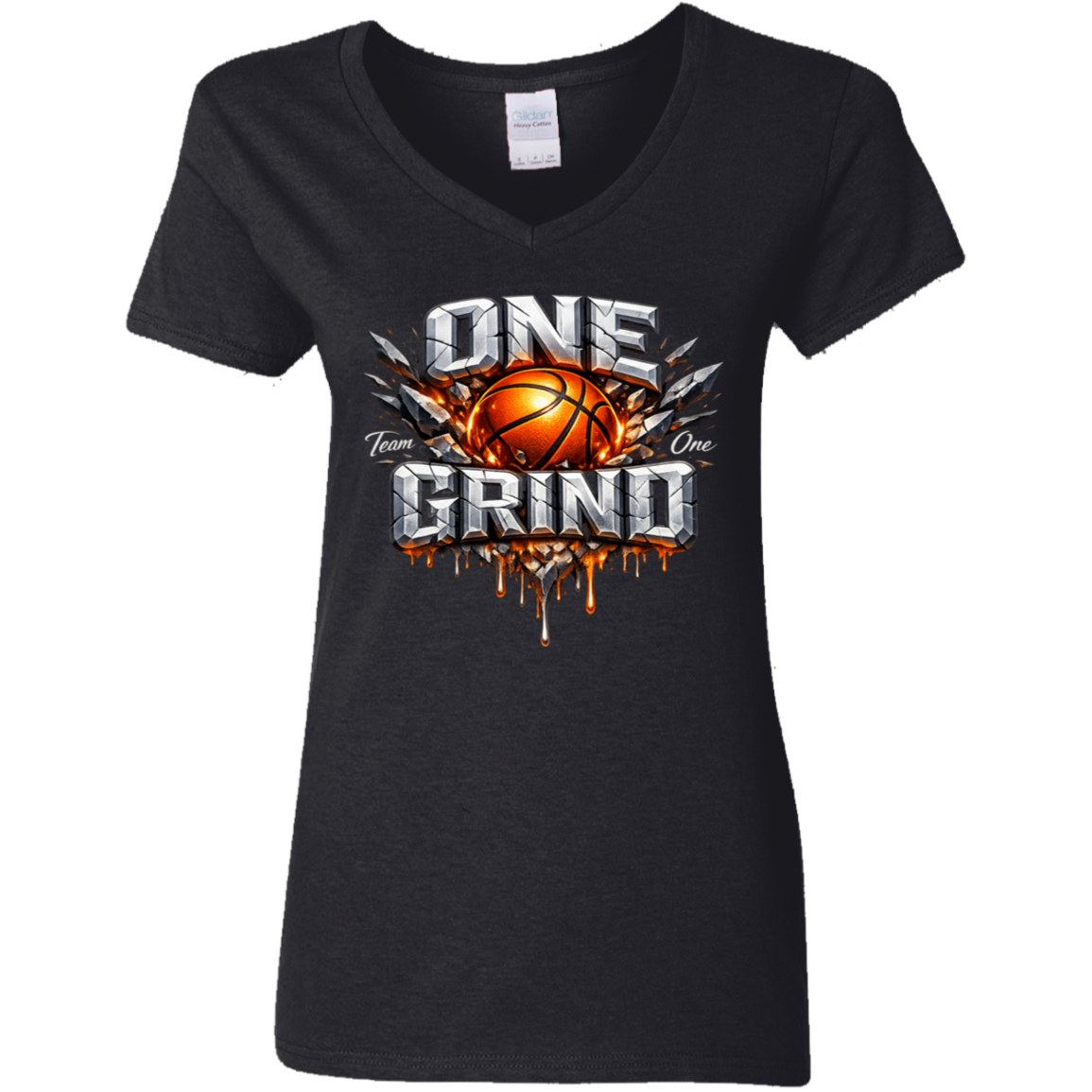 One Grind V-Neck T-Shirt