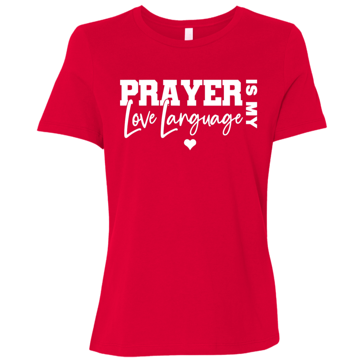 Prayer Is My Love Language Relaxed Jersey T-Shirt