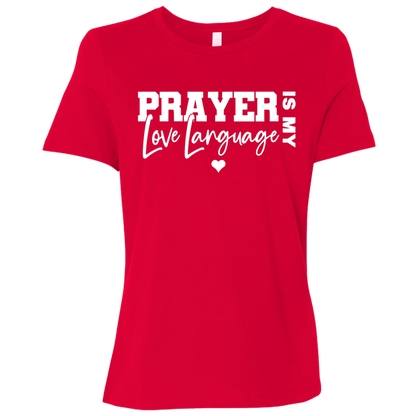 Prayer Is My Love Language Relaxed Jersey T-Shirt