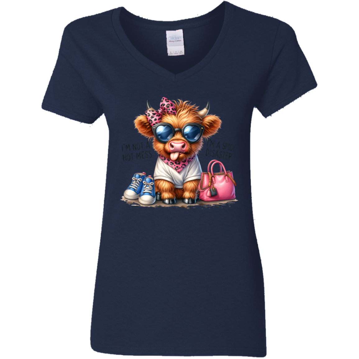 I'm Not a Hot Mess, I'm a Spicy Disaster | Women's V-Neck Tee
