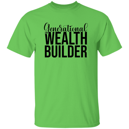 Generational Wealth Builder Men's 5.3 oz. T-Shirt