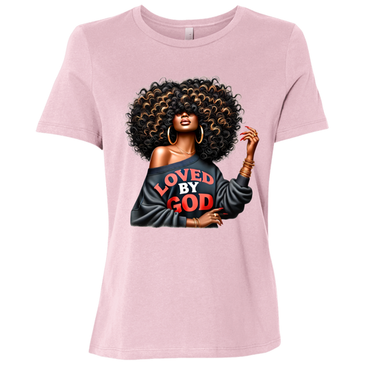 Loved By God Ladies Relaxed Jersey Short-Sleeve T-Shirt