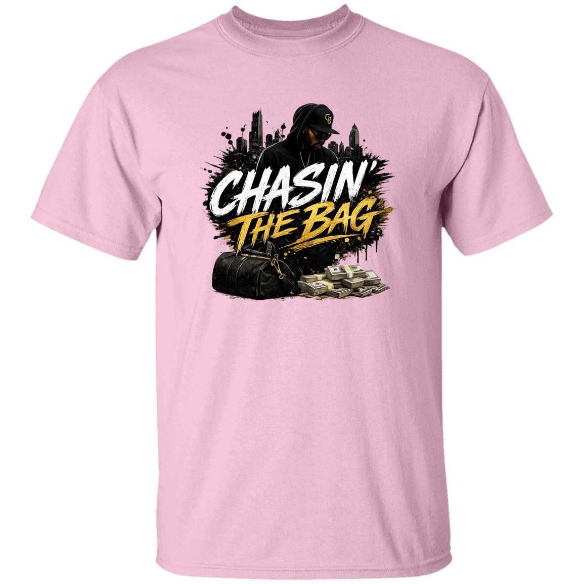 Chasin' The Bag Men's 5.3 oz. Heavyweight T-Shirt